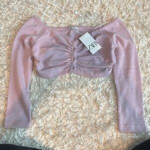 Cropped Zara sweater